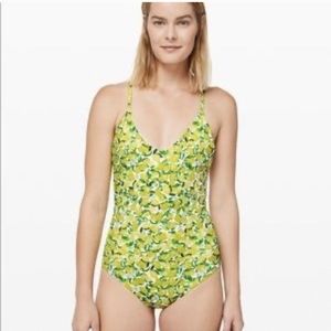 LIKE new Lululemon Weave The Waves One PieceLuluLemons White Multi​